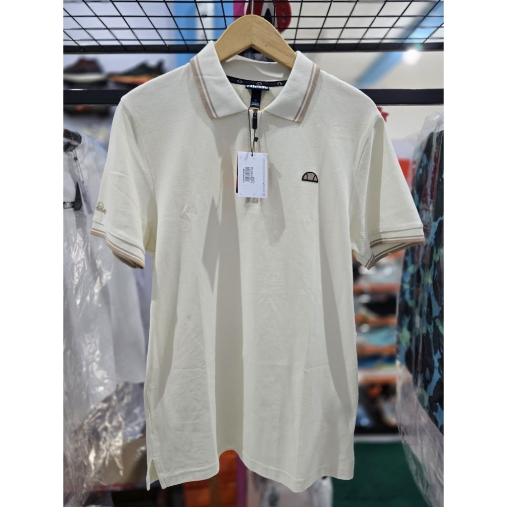 Polo Shirt Ellesse Men Montoponi - Egret/Beige