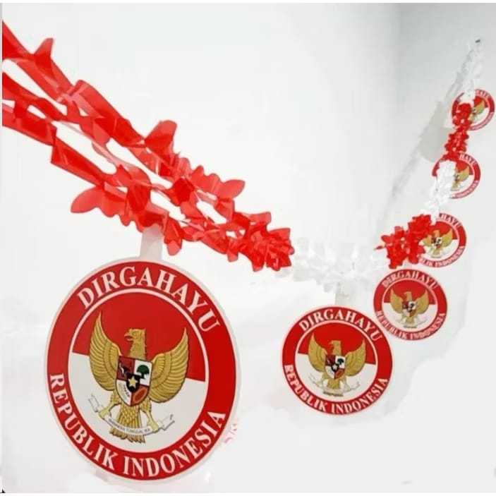 Garland Tarik HUT RI | Garland Merah Putih ( 6 Type )