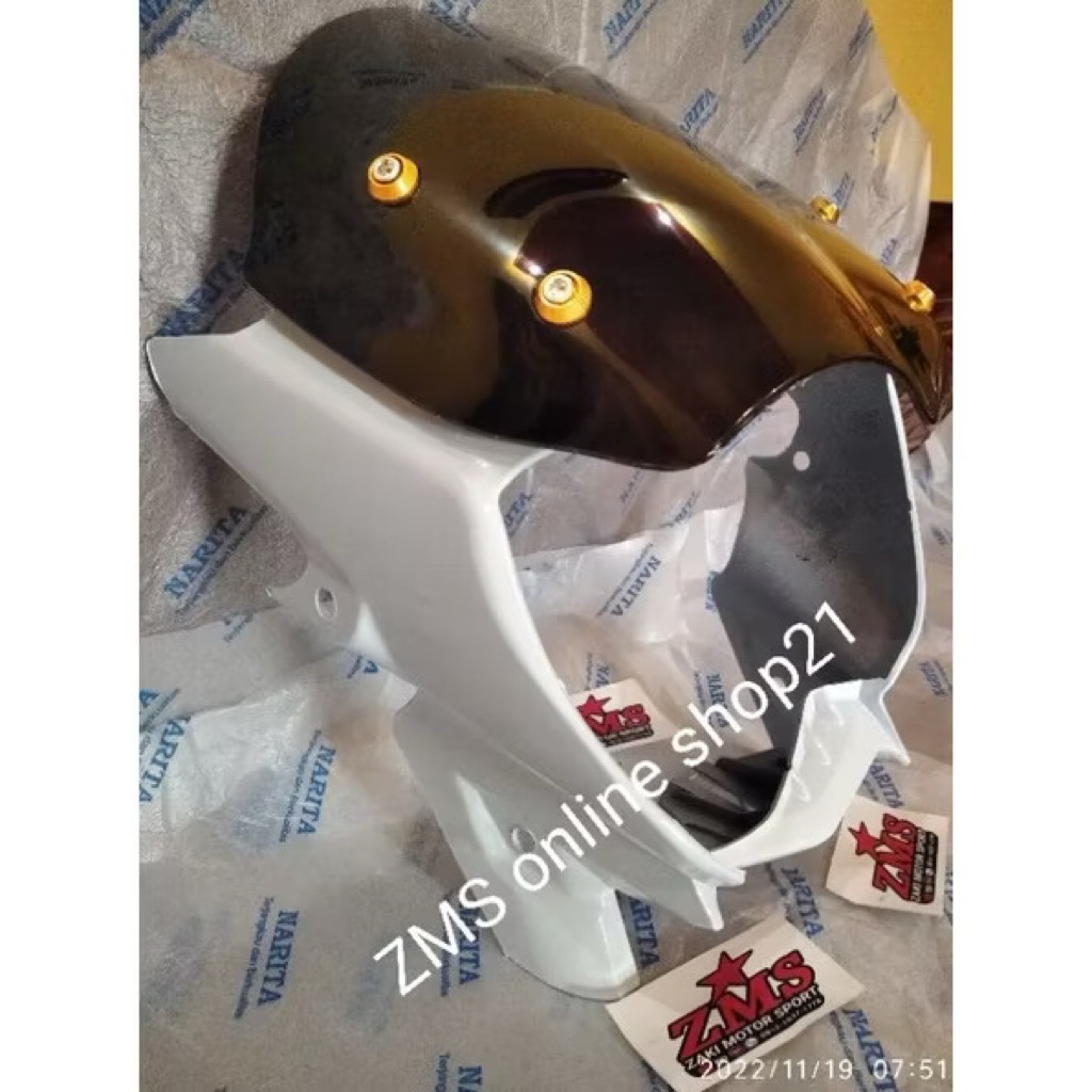 SETT BATOK LAMPU + VISOR TIGER REVO BATOK DEPAN TIGER REVO + VISOR / COVER lampu tiger revo batok pu