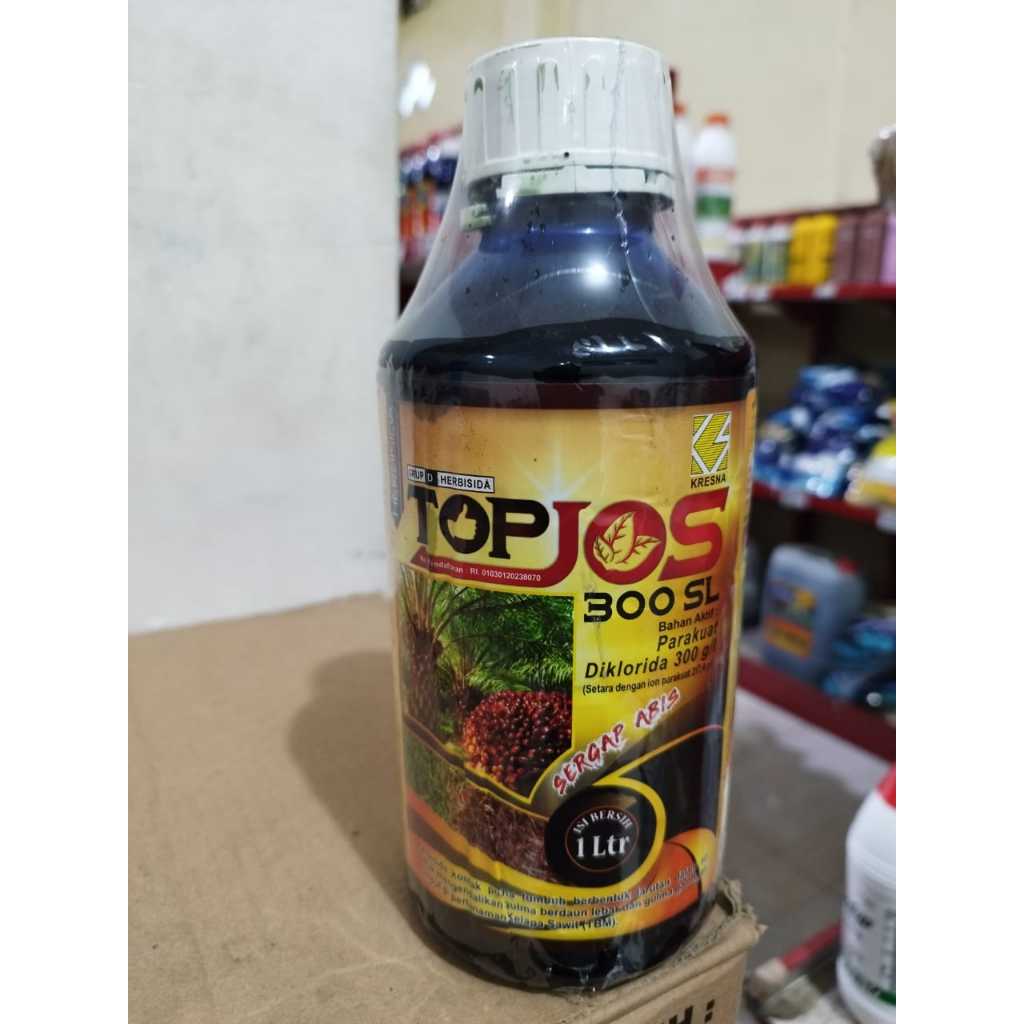 

TOP JOSS 300 SL 1Liter herbisida bahan aktif: parakuat diklorida 300g/l
