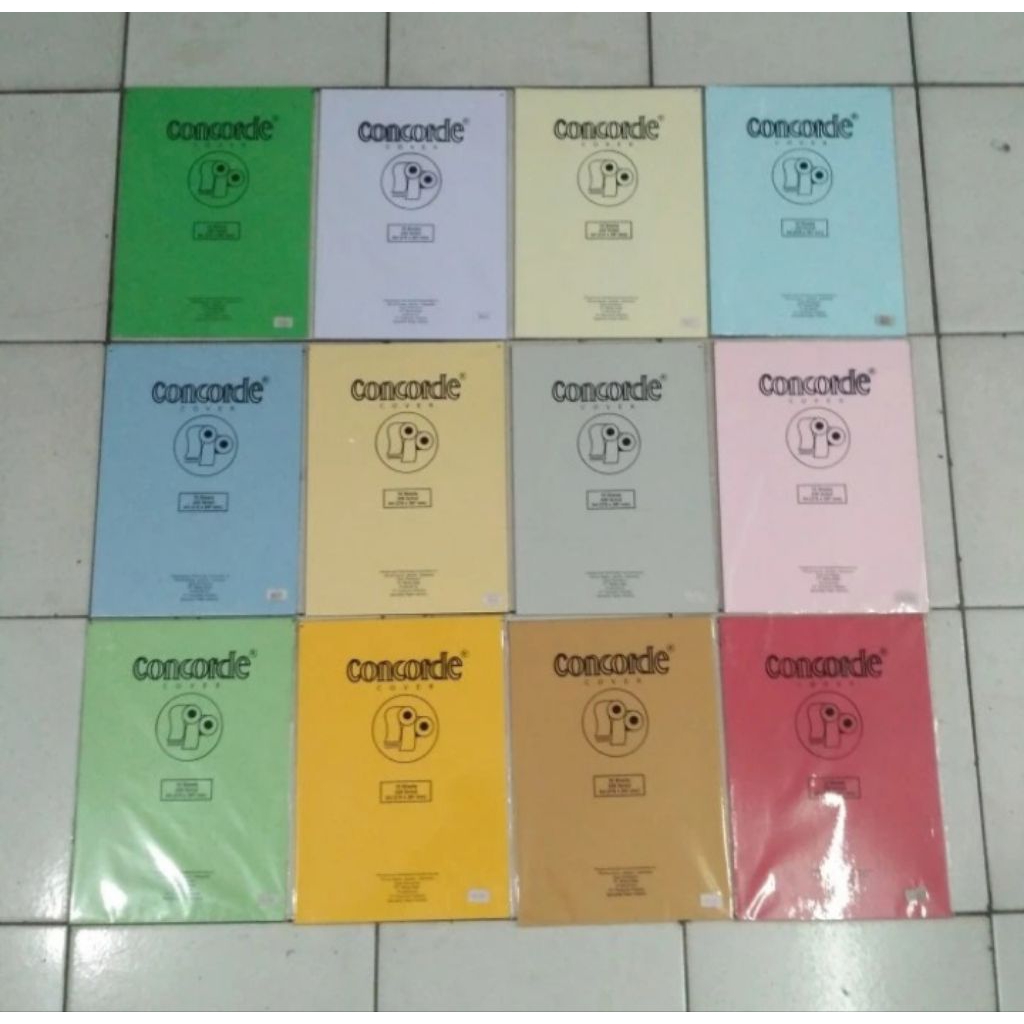 

Kertas Concorde ukuran A4 (210 x 297 mm) 220 Gram - Pack isi 10 Lembar.