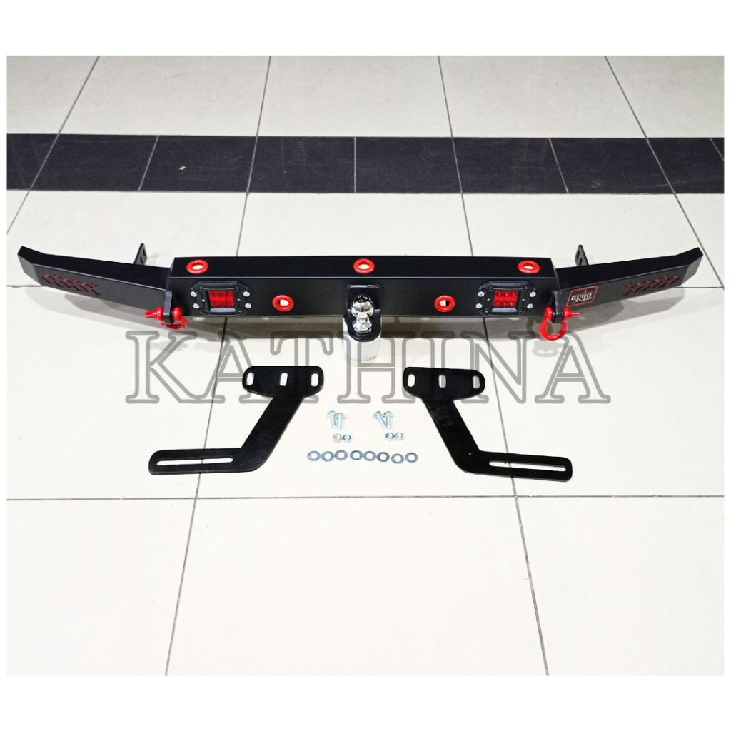 Towing Belakang Bemper Mobil Calya Sigra 2016 Mini Custom Hitam