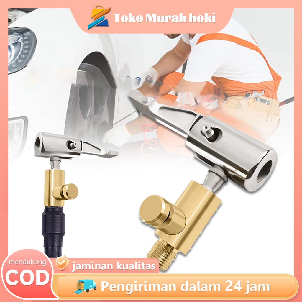 Adaptor Pompa Angin Mobil Tire Chuck Klip Pengisi Udara Ban Mobil Kepala Pompa Valve Untuk Ban Mobil