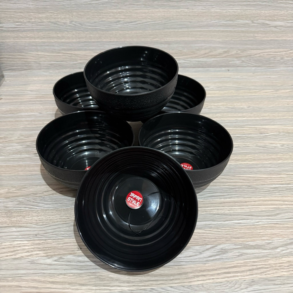 ( 6 PCS ) MANGKUK JAPAN 808 MULTIPLAST BULAT | MANGKUK BUAT RAMEN | MANGKUK BUAT SEBLAK | MANGKUK BU