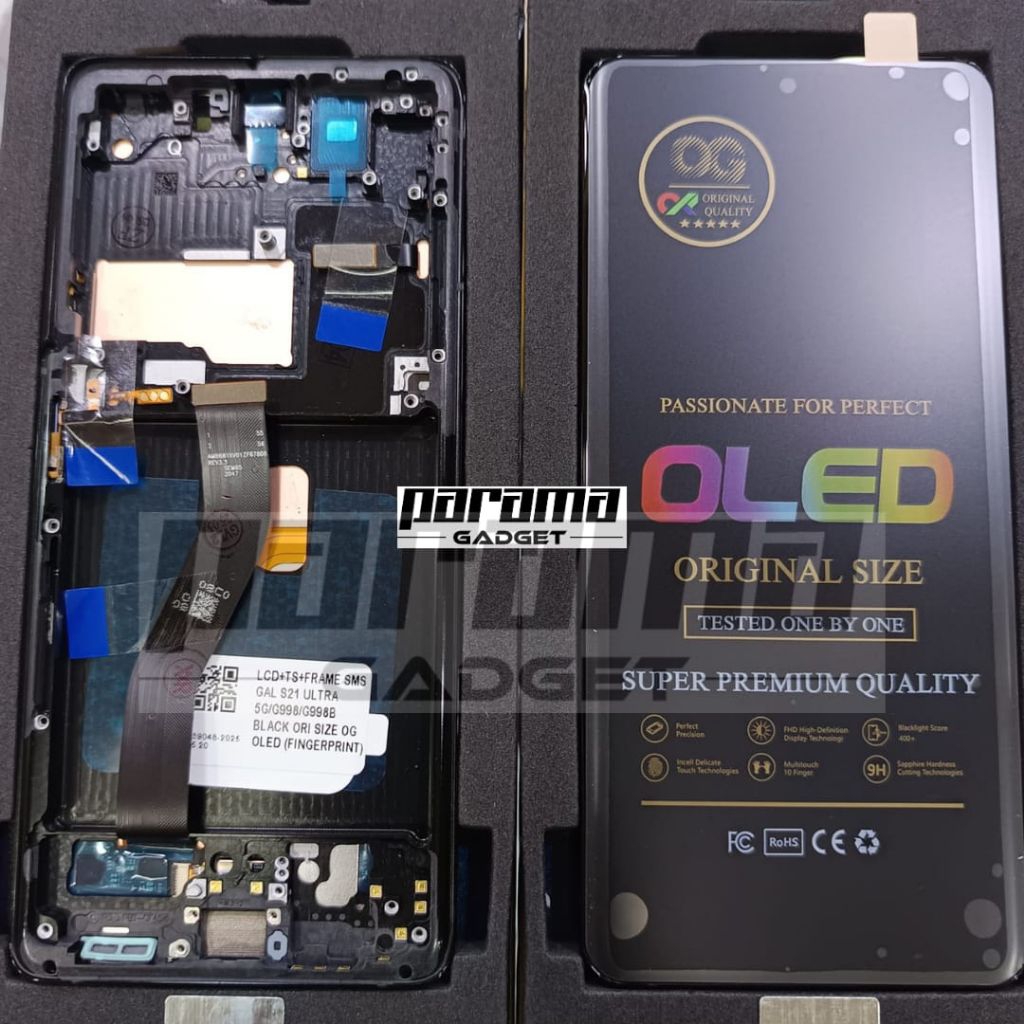 LCD SAMSUNG S21 ULTRA 5G G998 G998B TOUCHSCREEN OLED FINGERPRINT OG