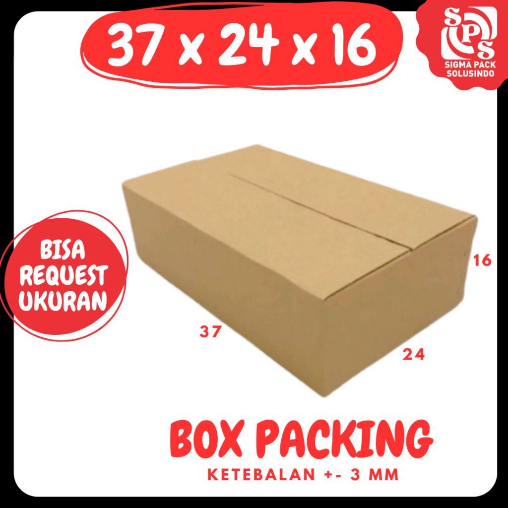 

Kardus 37x24x16 A1 Packing dus botol Kotak Kemasan Olshop Dus Botol Jamu Madu zigma shop