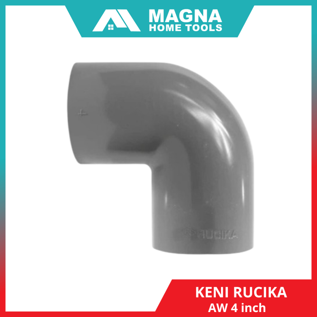 Knie AW Rucika 4 inch Keni Elbow Sambungan Pipa PVC 4"