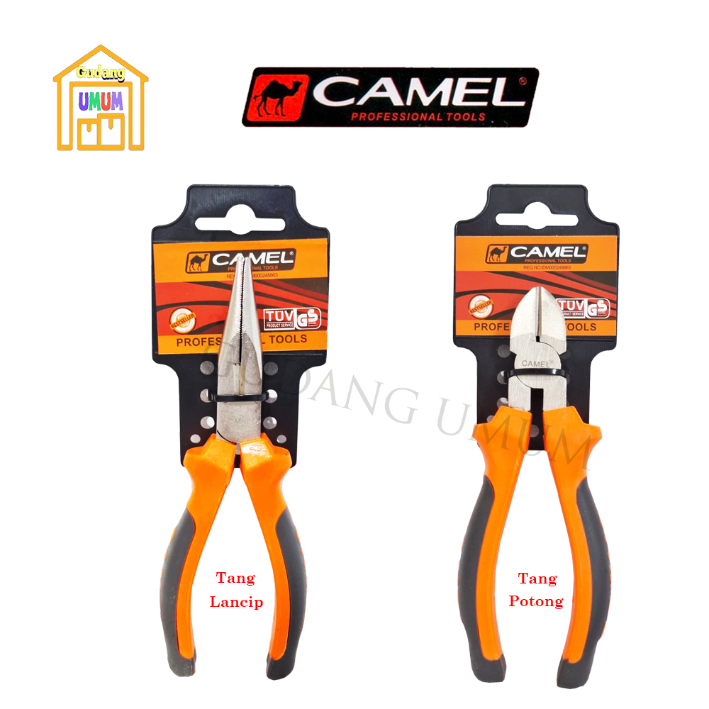 Tang Lancip- Tang Potong CAMEL 6"- Lancip Lancip- Potong Potong