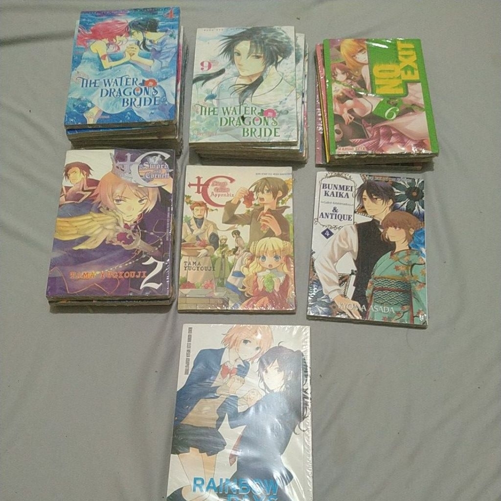 Komik Girls/cewek The water Ragon's Bride / Rainbow Days /No Exit /Sword and Cornetto appendix /Bunm
