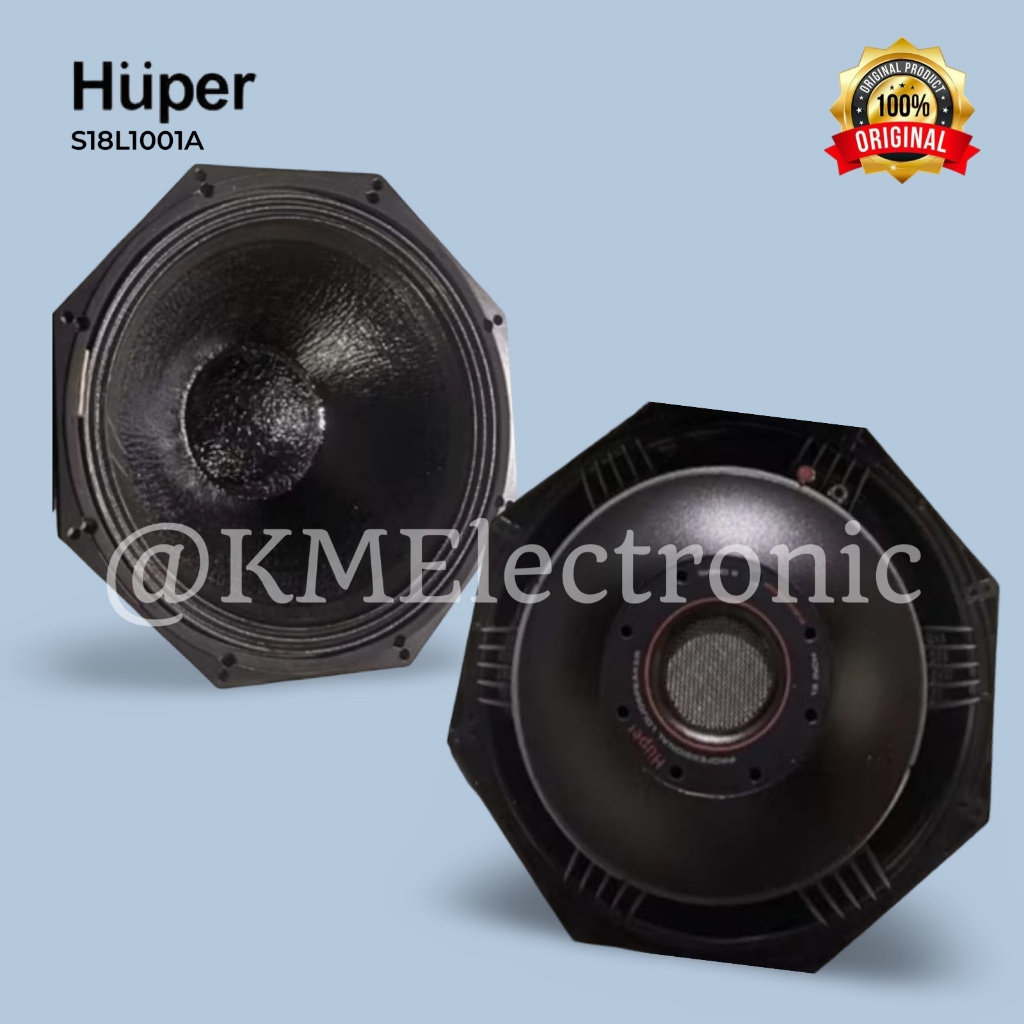 Komponen Speaker Huper S18L1001A / Komponen Speaker Huper 1000 watt Original / voice coil 5 inch