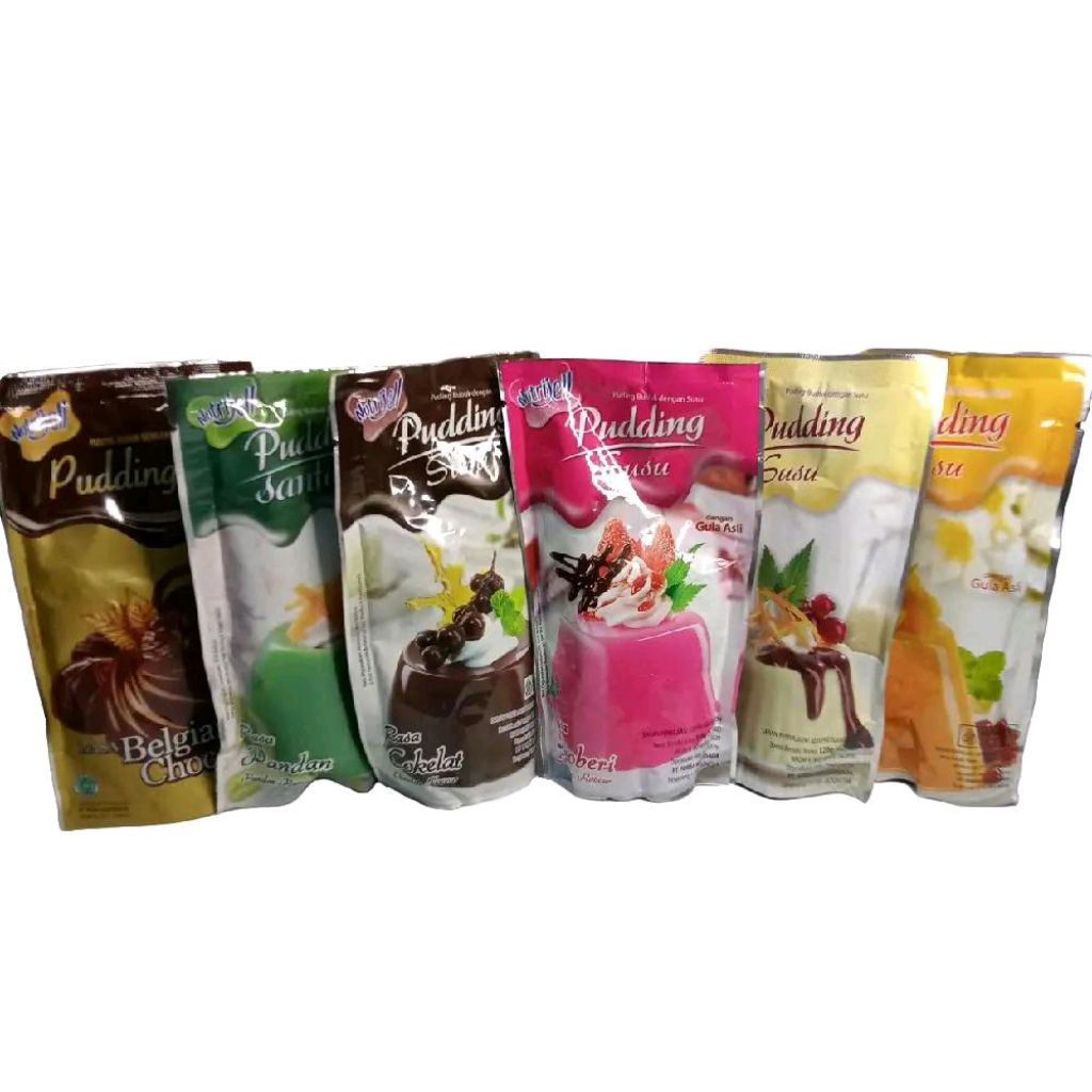 

pudding susu Nutrijell berat bersih/netto:145g(5,11oz)
