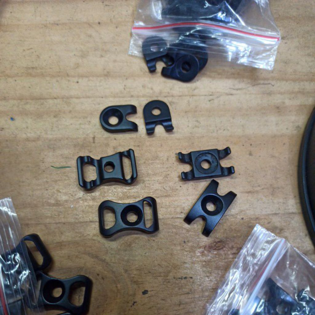 Klem Clamp Alloy Jalur kabel Rem Shifter Frame Sepeda Polygon Trid DX Xtrada Premier