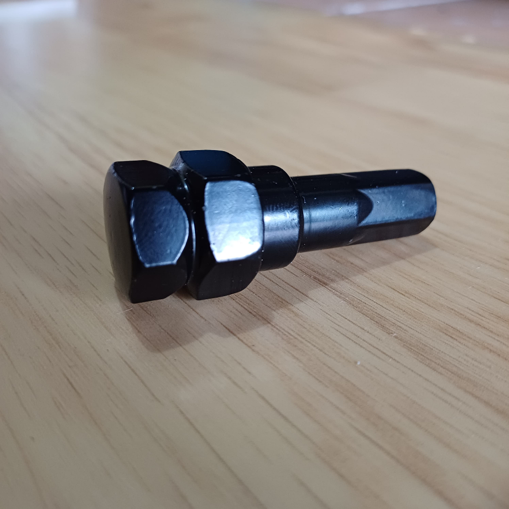 Kunci Pembuka Mur Seneca // Kunci L // Pembuka Mur Lug Nut // Pembuka Mur Roda Mobil Warna Hitam