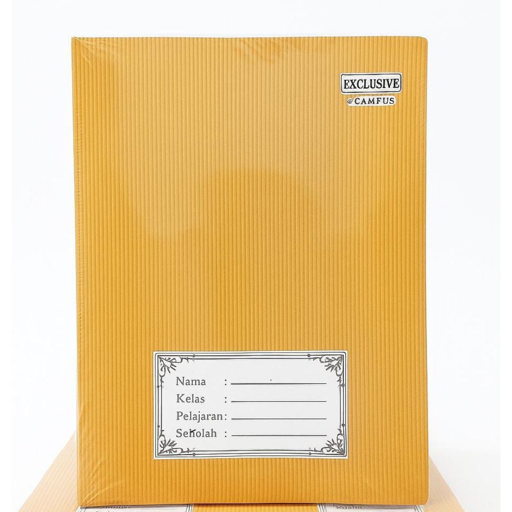 

Buku Tulis Kraft Sampul Coklat List nama isi 10 buku 1(Pak)