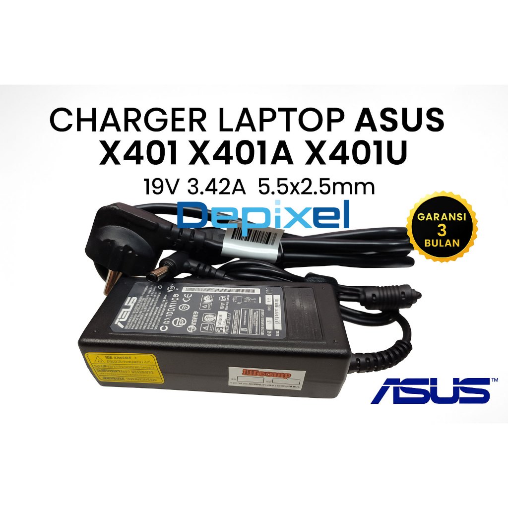 Adaptor Asus X401 X401A X401U 5.5*2.5mm 
