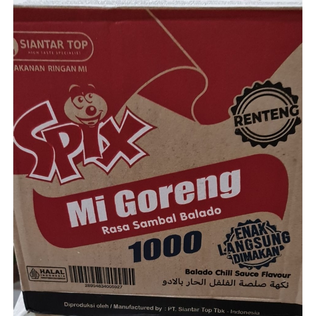

Spix Mi Goreng 1 Dus isi 80 Pcs
