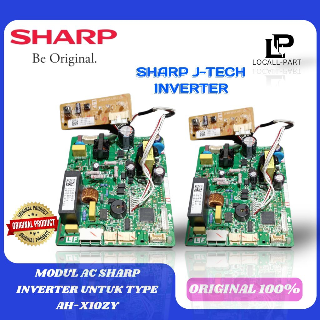 MODUL INDOOR AC SHARP J TECH INVERTER BMY/BEY SERIES ORIGINAL