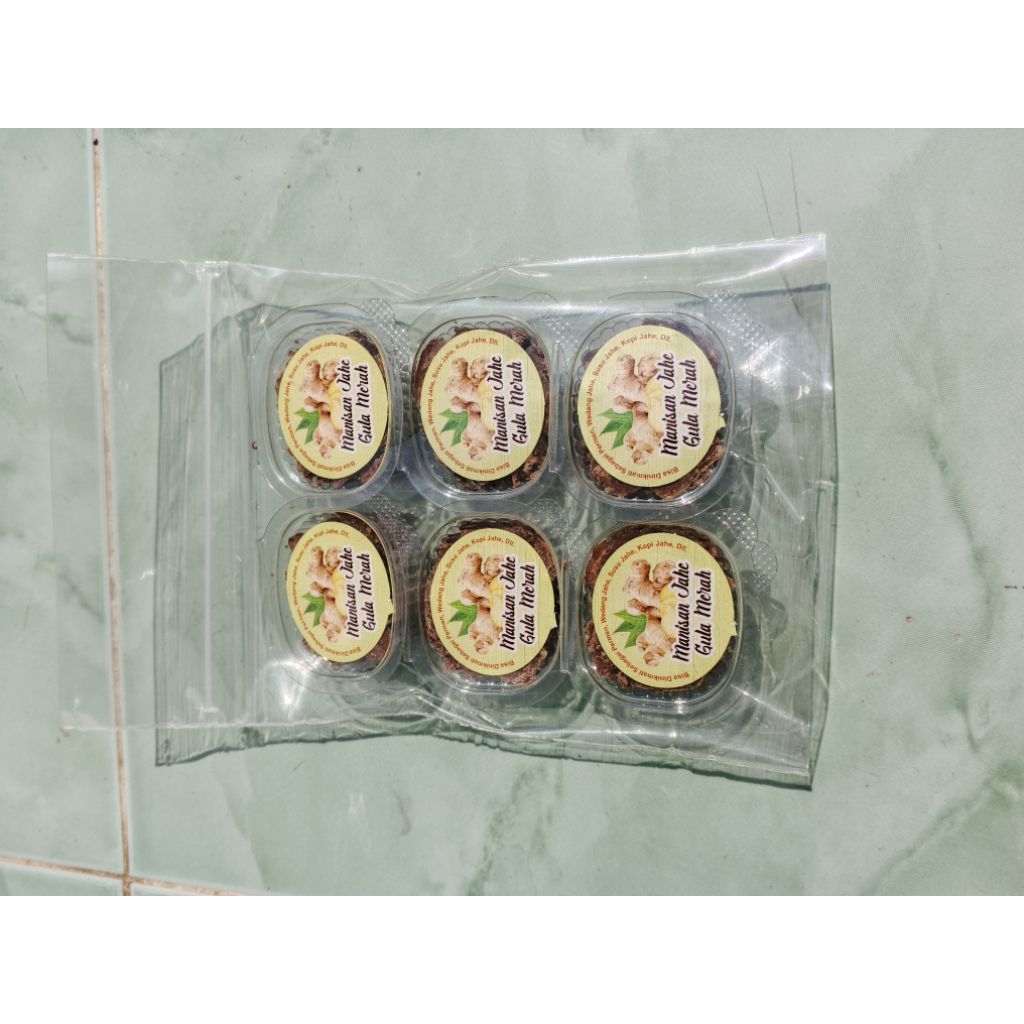 

Manisan Jahe Gula Merah | Kemasan 15gr Isi 12pcs