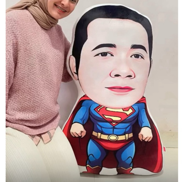 Bantal Custom Boneka Karakter Jumbo 1 Meter