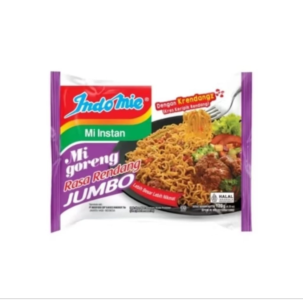 

Mie Instan Indomie Goreng Rendang Jumbo 120gr