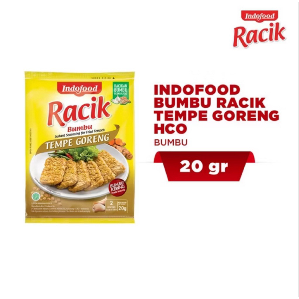 

Racik Bumbu Tempe Goreng 20gr