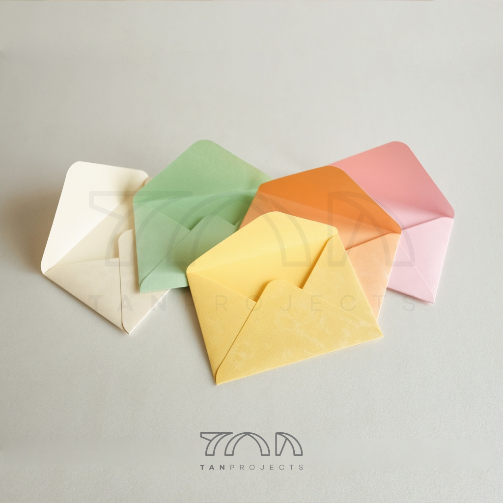 

1 set 5pcs Amplop Earthy Pastel Premium / Amplop Undangan uk 8.1x11.4cm (A7)