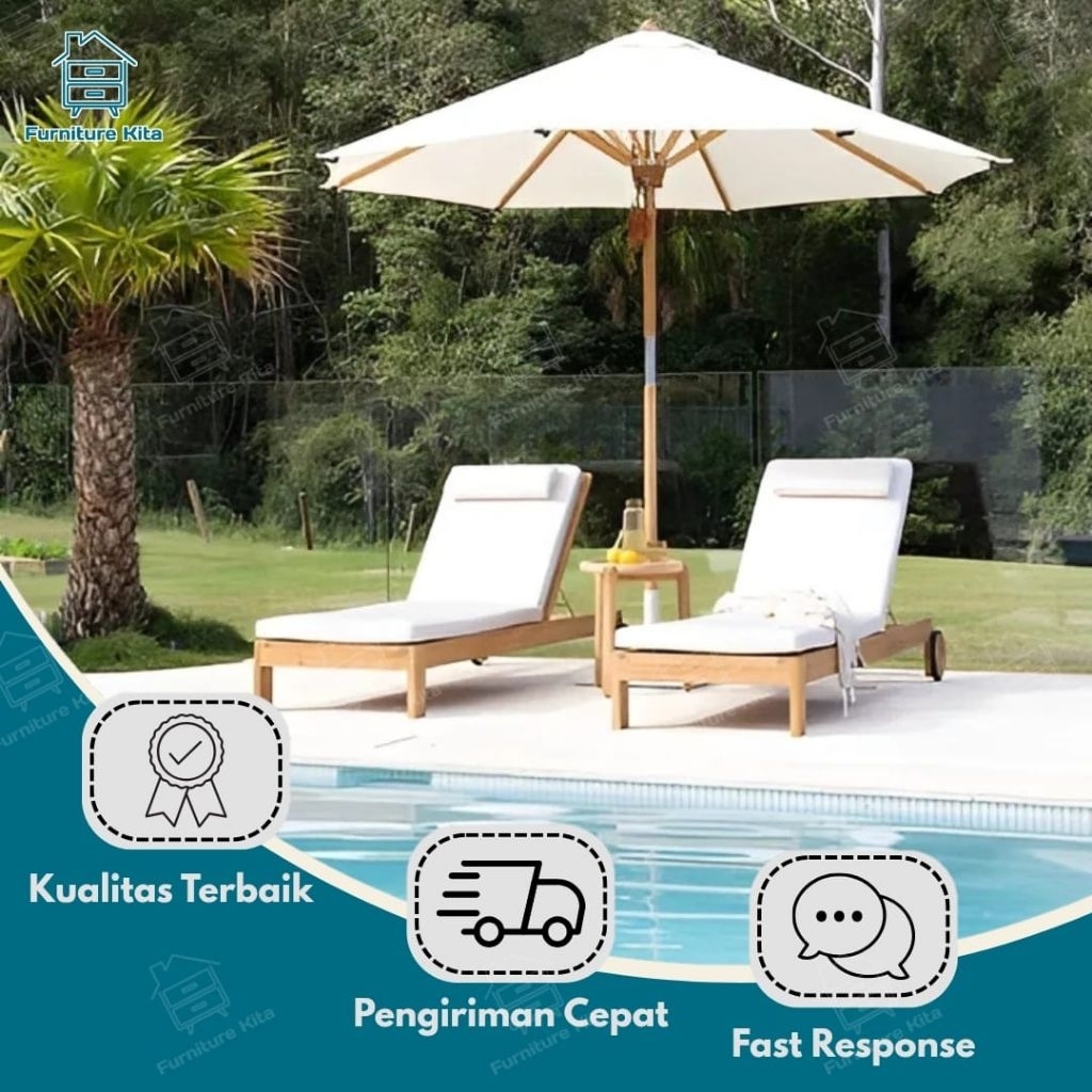 KAIN PAYUNG TENDA TAMAN / KAIN TENDA MEJA PAYUNG TAMAN CAFE PANTAI / KAIN PAYUNG OUTDOOR TEBAL DAN A
