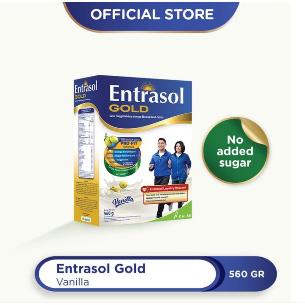 

Entrasol Gold 560 gr Susu Tinggi Kalsium Susu Lansia