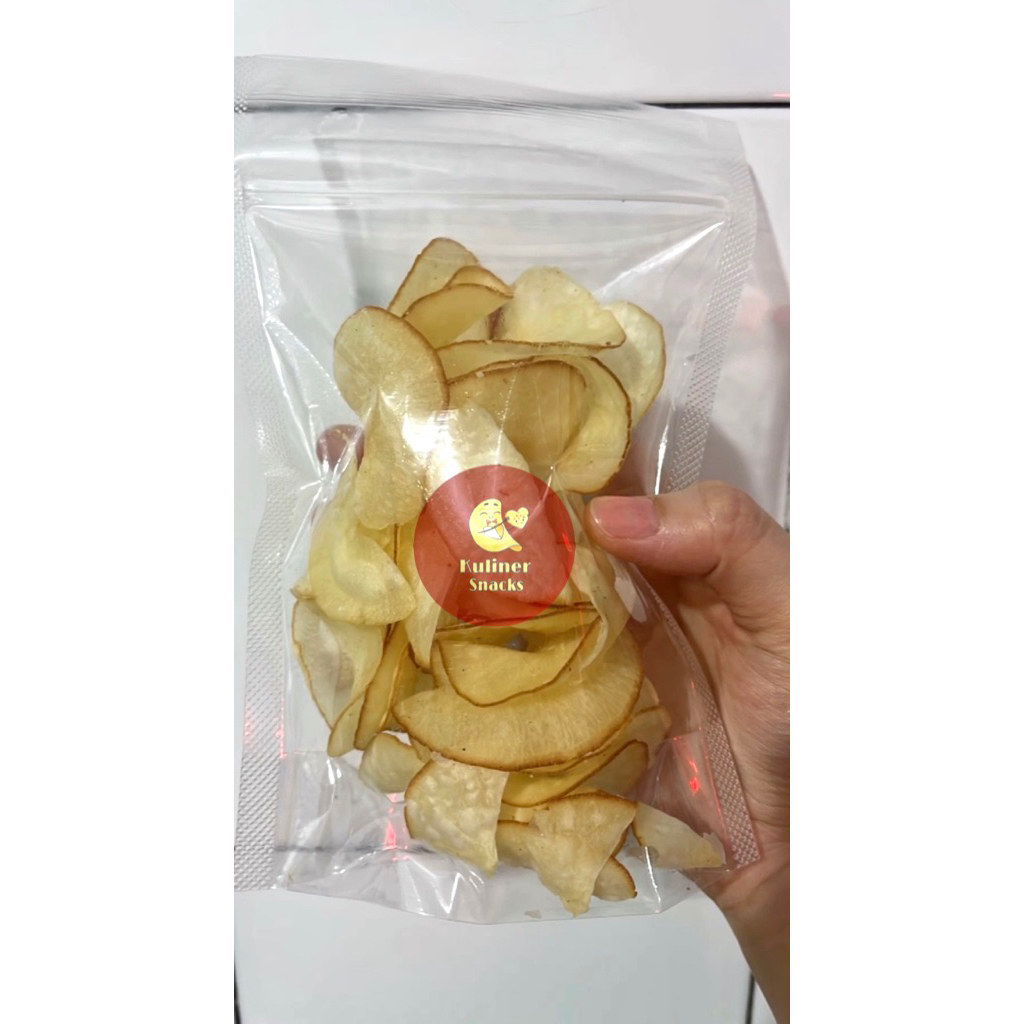 

KERIPIK SINGKONG TIPIS RENYAH GURIH 50g Cassava Chips Keripik Ubi Singkong Original