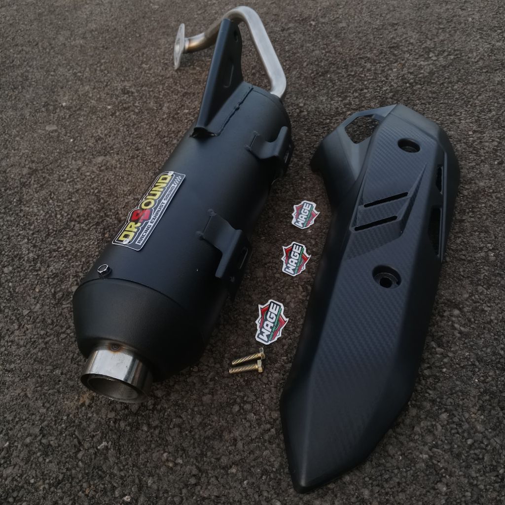 toko_hanindya_jaya KNALPOT DR SOUND COPY CMS FULL SYSTEM PNP MATIC VARIO 125/150 NEW BEAT DELUXE