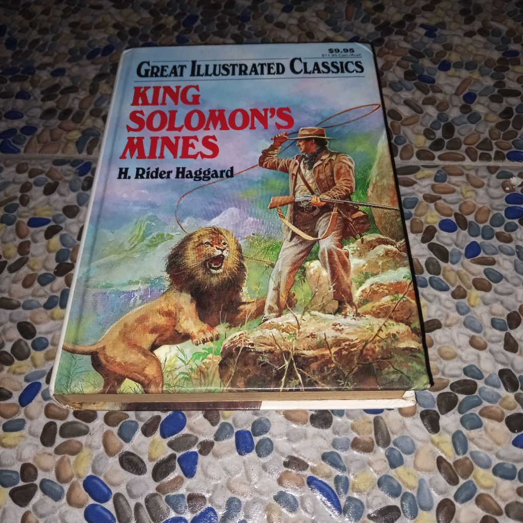 novel asing great illustrated classics " king solomons mine " by  H rider  haggard