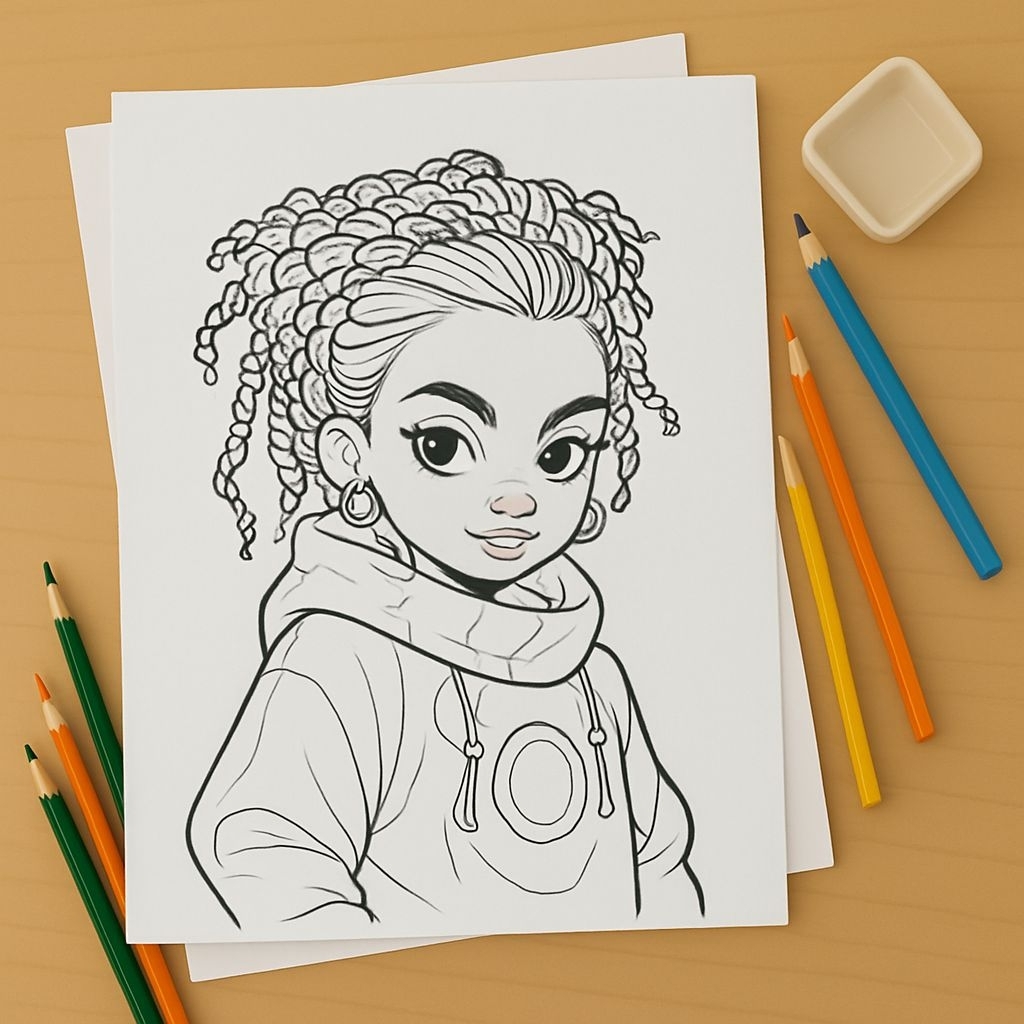 

[COD] 50 Lembar Gambar Anak Bergaya Urban Lucu - Format A4 & A5