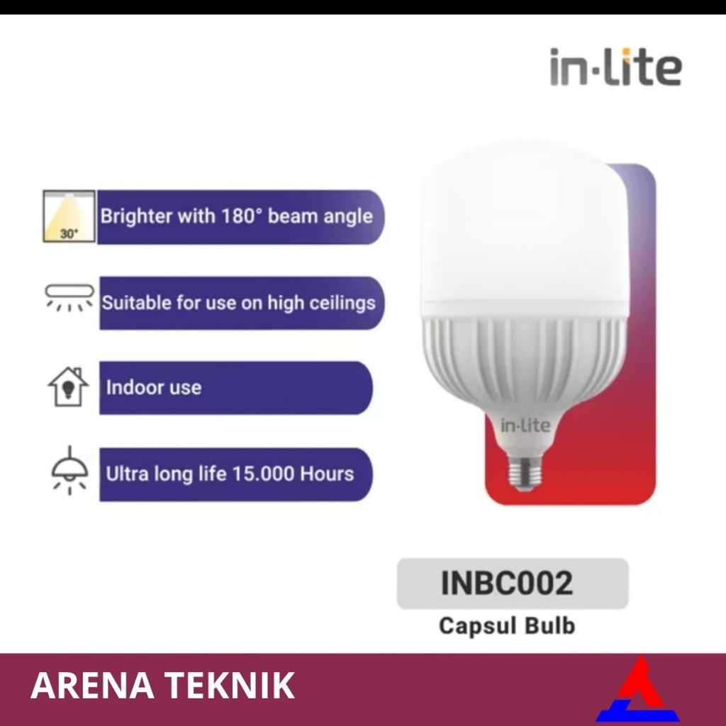 Lampu In-Lite LED CAPSULE  INBC002 50 Watt
