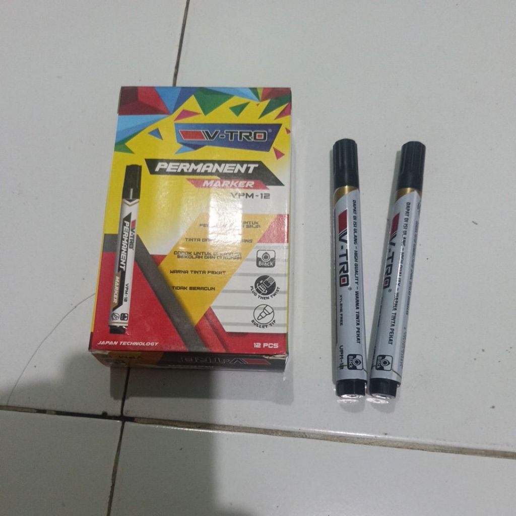 

SPIDOL PERMANEN V-TRO ISI 12 PCH