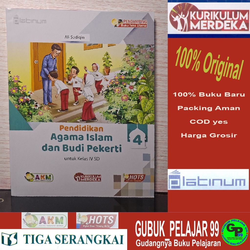 Pendidikan Agama Islam dan Budi Pekerti (PAI 4) Kelas 4 SD/MI Kurikulum Merdeka PT Tiga Serangkai (P