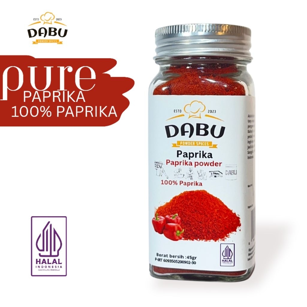 

DABU Paprika Bubuk 100% PAPRIKA 45gram