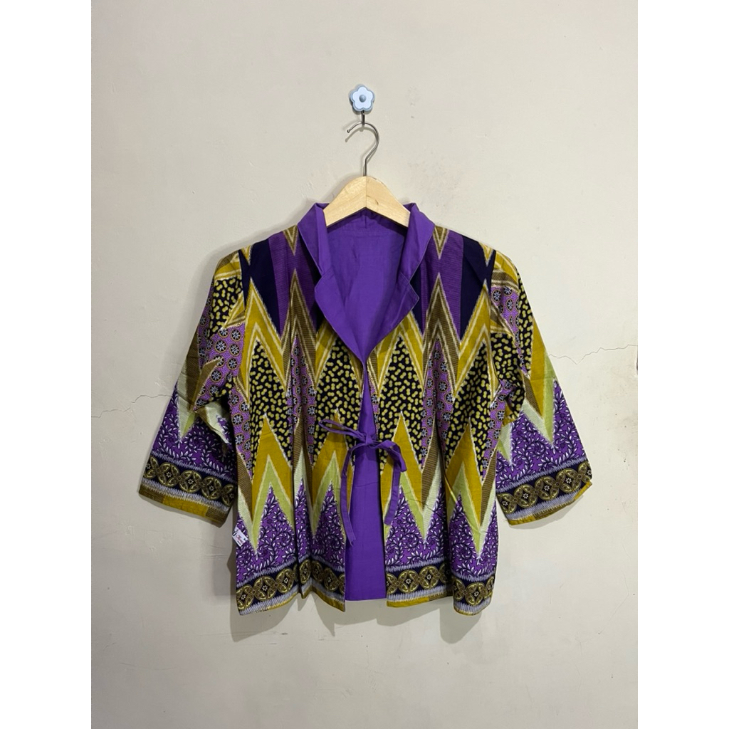 outer batik ungu