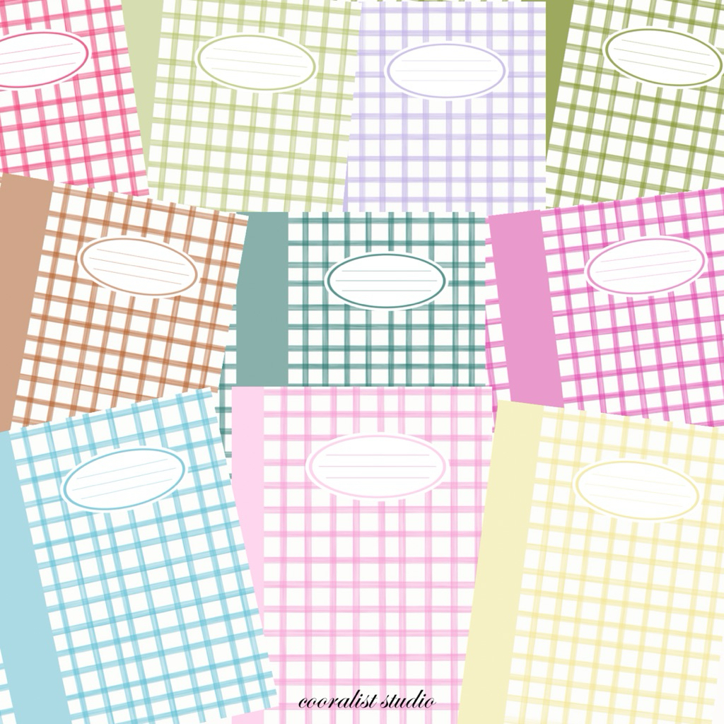 

mimimoy - sampul buku aesthetic gingham