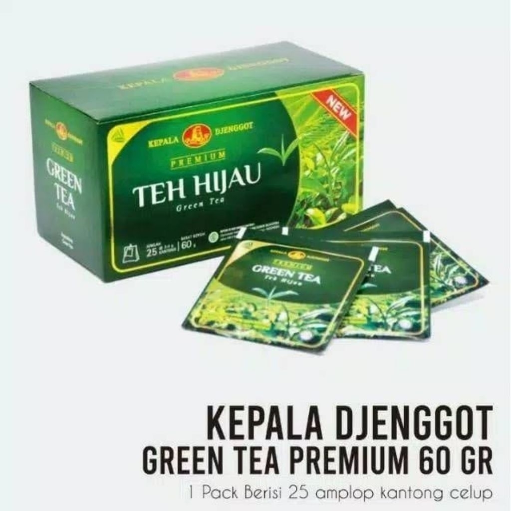 

Kepala djenggot teh hijau premium diet keto 25s 60Gr