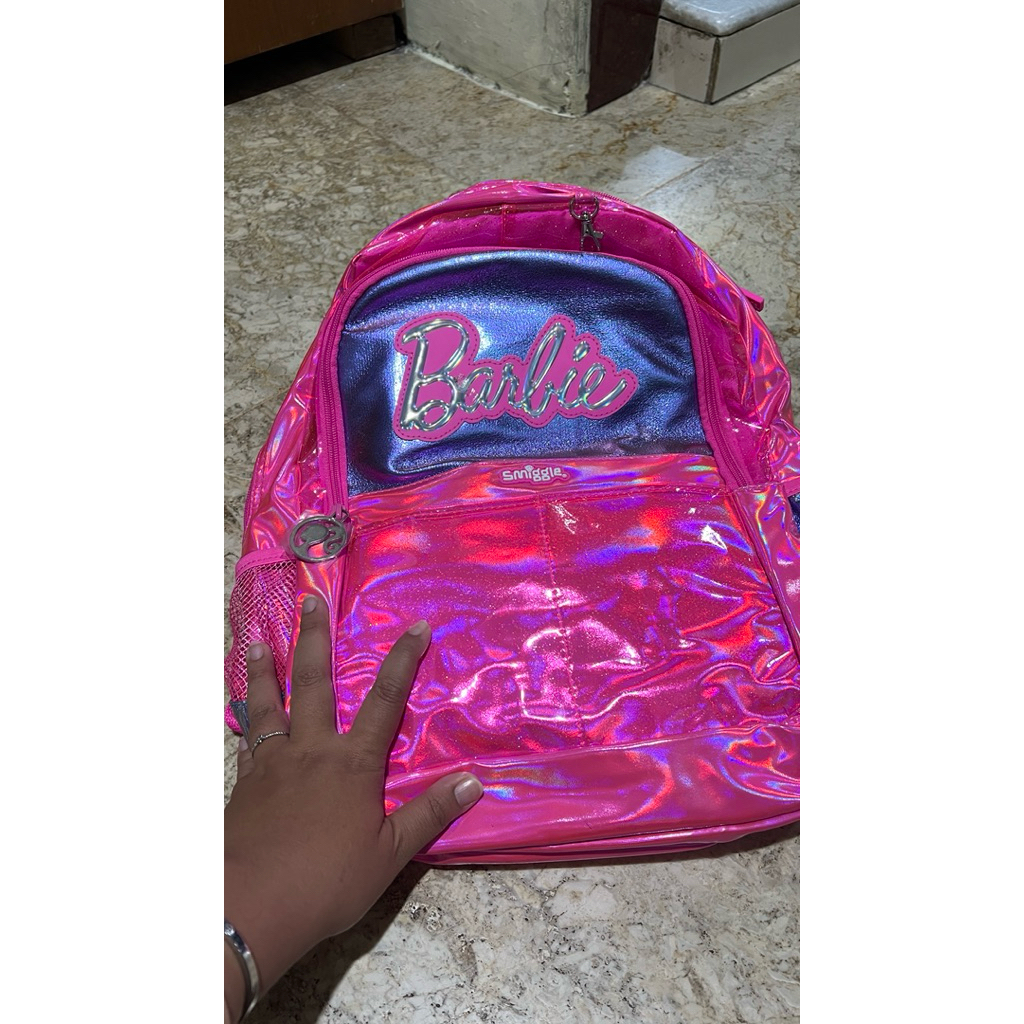 Smiggle barbie ori new tas sekolah anak