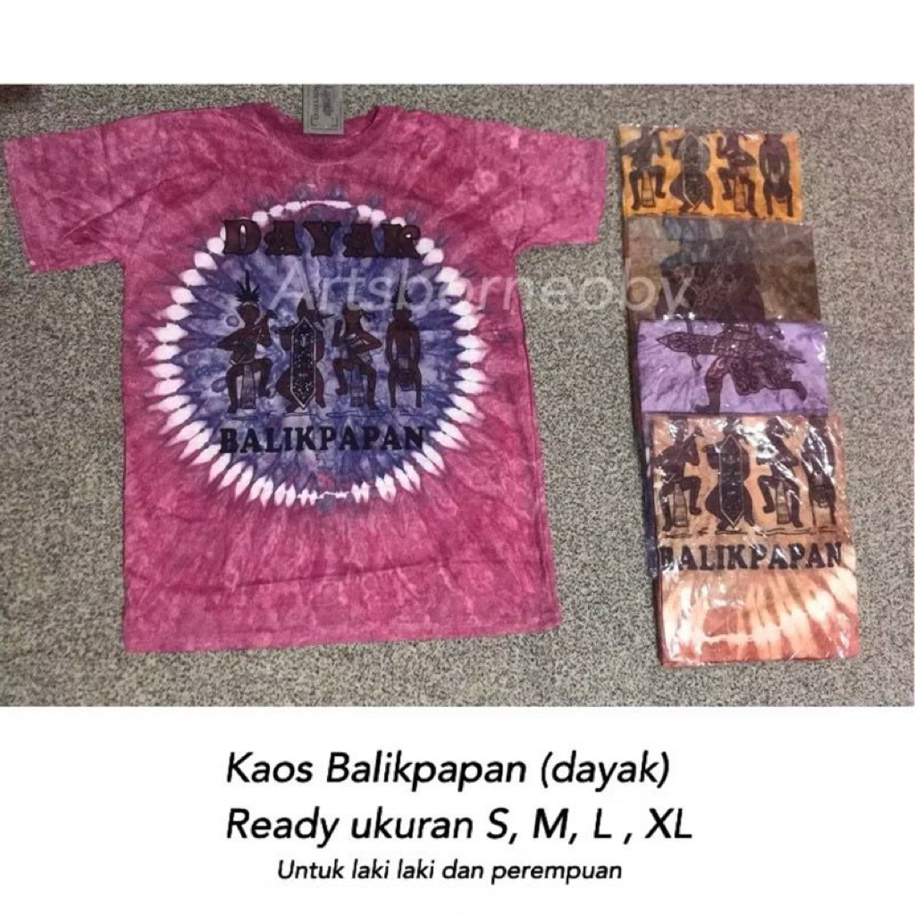 Kaos Balikpapan - Kalimantan Timur (Kaltim) - Dayak
