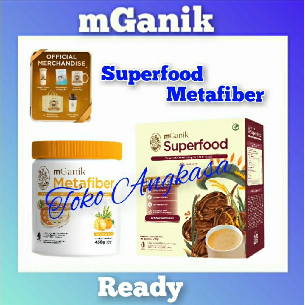 MGANIK METAFIBER + SUPERFOOD SUPLEMEN ORIGINAL BUAT DIABETES