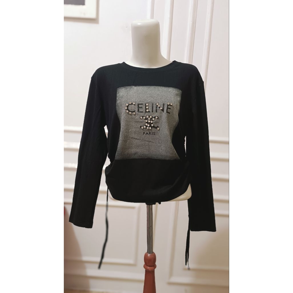 KAOS TIRAMISU CELIN NEW HITAM BANGKOK