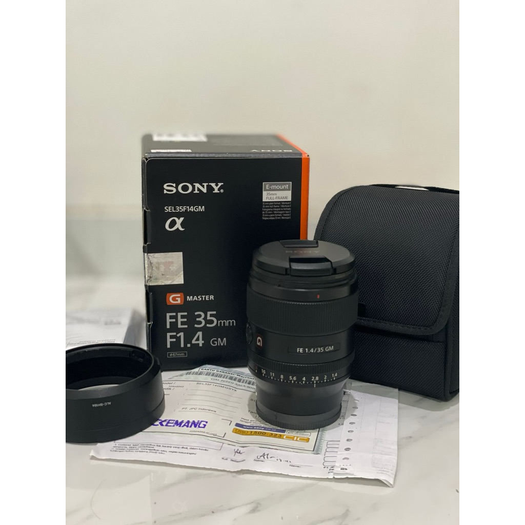 lensa sony 35mm GM second
