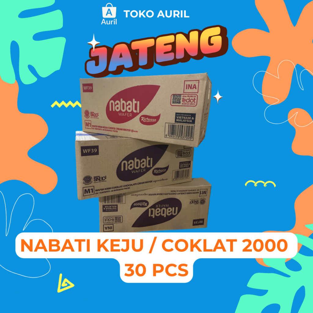 

[PAKET NABATI KEJU/COKLAT 37GR 30PCS] NABATI KEJU/COKLAT 37GR 30 PCS MURAH