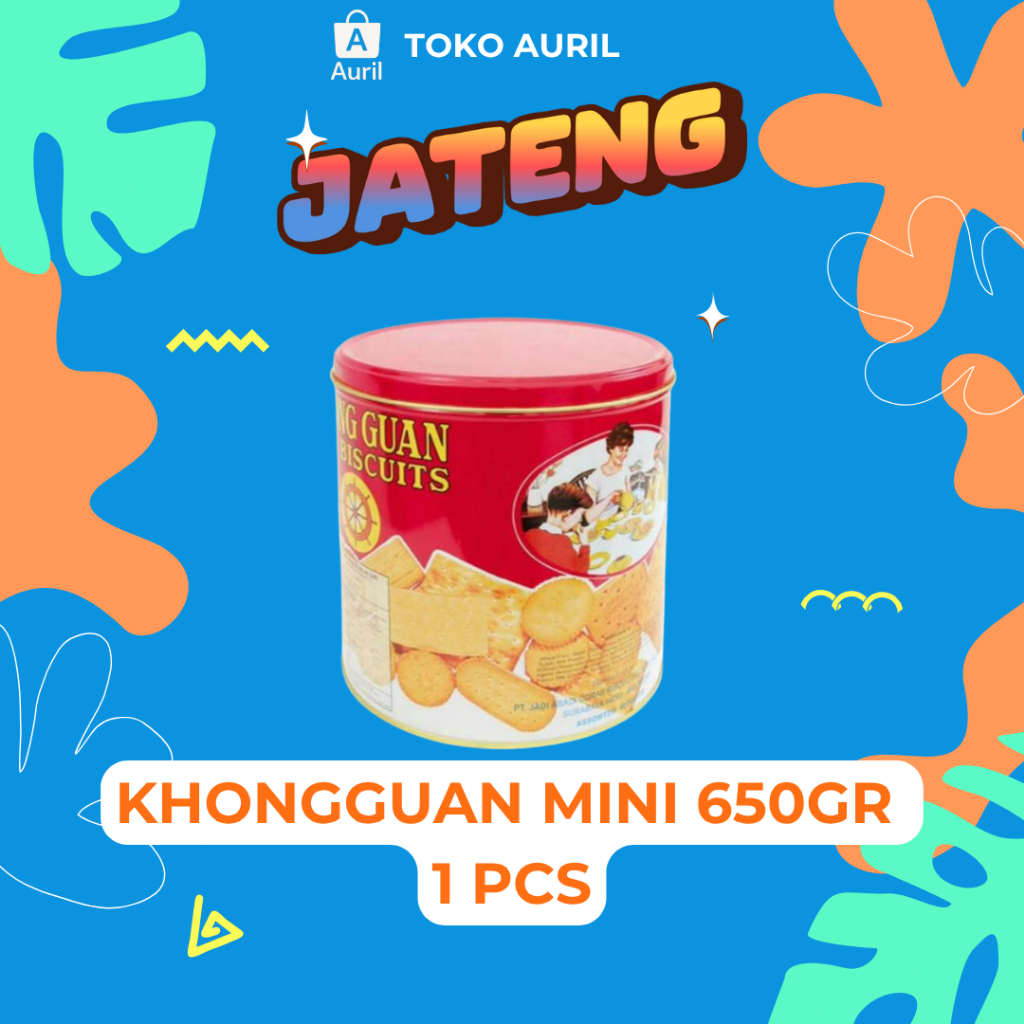 

[PAKET KHONG GUAN MINI 650GR 1PCS] BISKUIT KHONG GUAN MINI KALENG 650GR 1 PCS MURAH