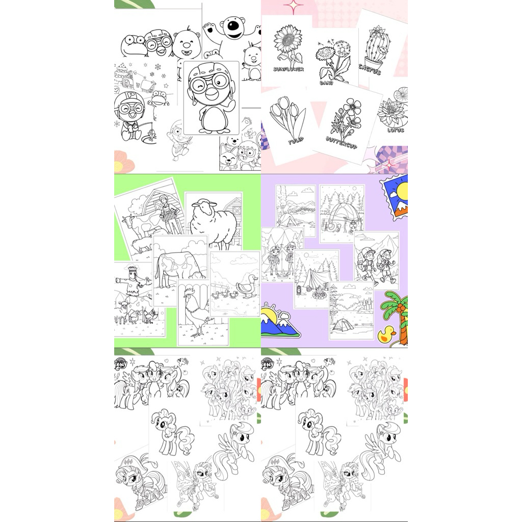 

Kertas Mewarnai Anak Berbagai Karakter Lucu