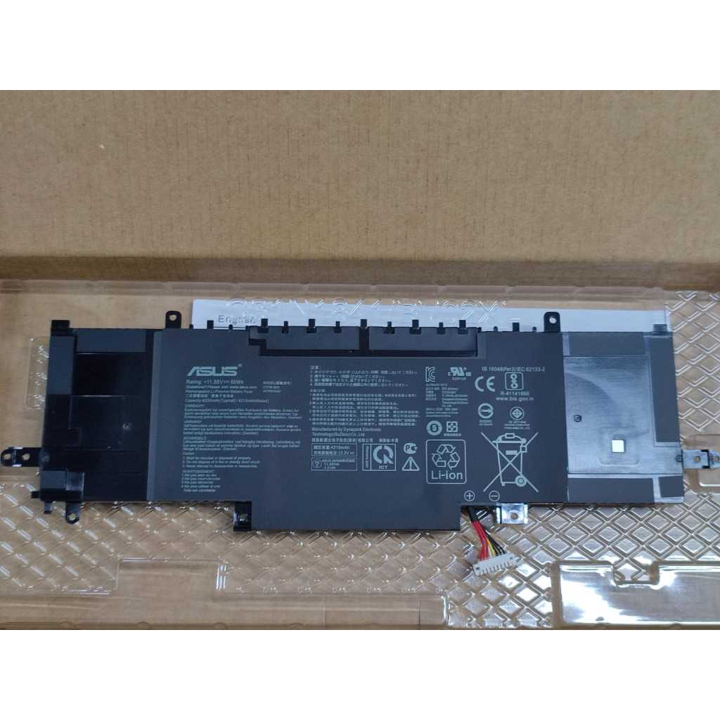 Baterai asus zenbook UX434FAW UX434FL UX434FLC UX434IQ C31N1841 ORI