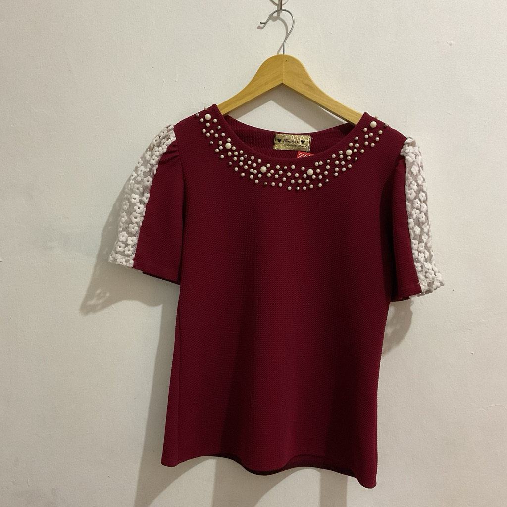 atasan merah maroon  (VOL 2)