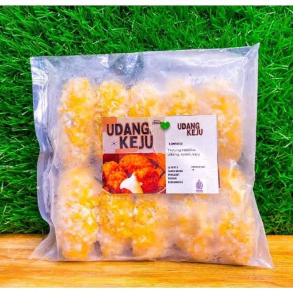 

Udang Isi keju 350gr isi 8 pcs